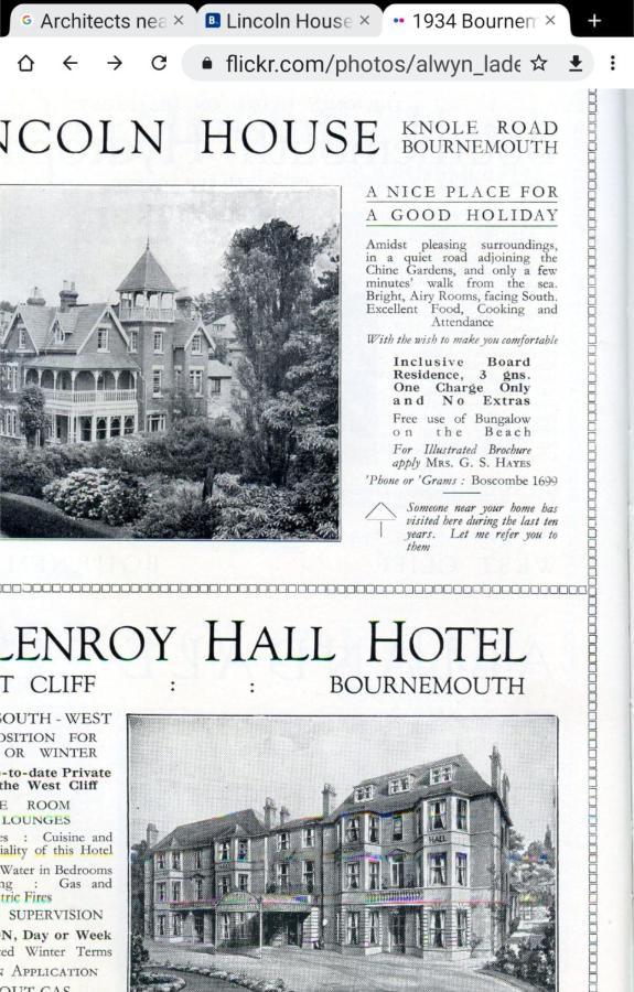Отель Lincoln House Борнмут Экстерьер фото